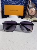 Louis Vuitton Fashion Retro Versatile Square Frame Sunglasses