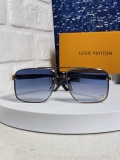 Louis Vuitton Fashion Retro Versatile Square Frame Sunglasses