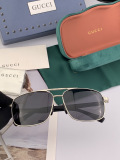 Gucci Couple Fashion Versatile Pilot Frame Sunglasses