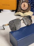 Louis Vuitton Fashion Retro Versatile Square Frame Sunglasses