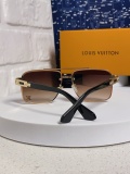 Louis Vuitton Fashion Retro Versatile Square Frame Sunglasses