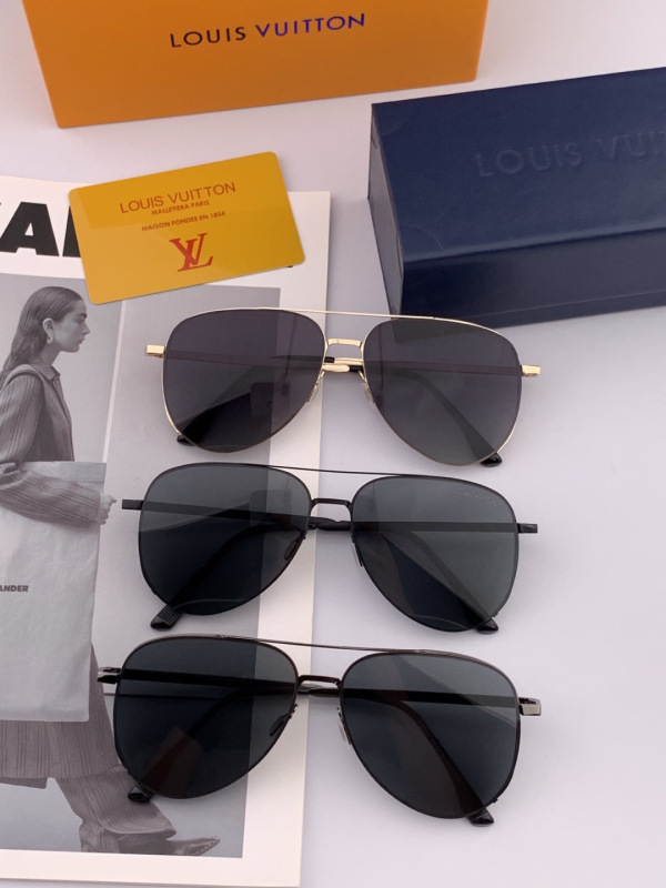 Louis Vuitton Fashion Versatile Casual Pilot Polarized Sunglasses
