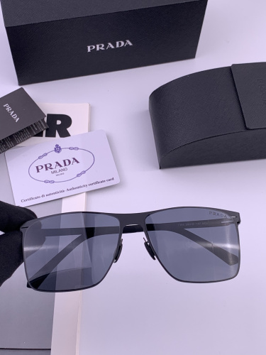 Prada Couple Fashion Versatile Square Frame Sunglasses