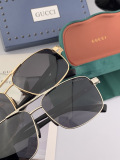 Gucci Couple Fashion Versatile Pilot Frame Sunglasses