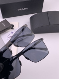 Prada Couple Fashion Versatile Square Frame Sunglasses