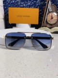 Louis Vuitton Fashion Retro Versatile Square Frame Sunglasses