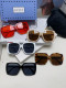 Gucci 2026 Women's Fashion Retro UV resistant Large Frame Polarized Sunglasses