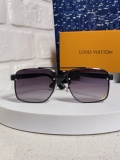 Louis Vuitton Fashion Retro Versatile Square Frame Sunglasses