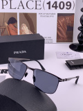 Prada Couple Fashion Versatile Square Frame Sunglasses