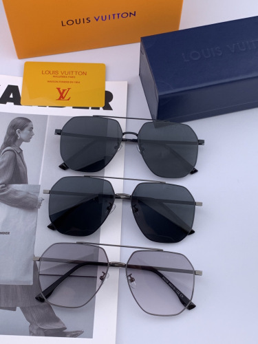 Louis Vuitton Fashion Versatile Casual Pilot Polarized Sunglasses