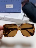Gucci 2026 Women's Fashion Retro UV resistant Large Frame Polarized Sunglasses