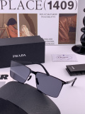 Prada Couple Fashion Versatile Square Frame Sunglasses