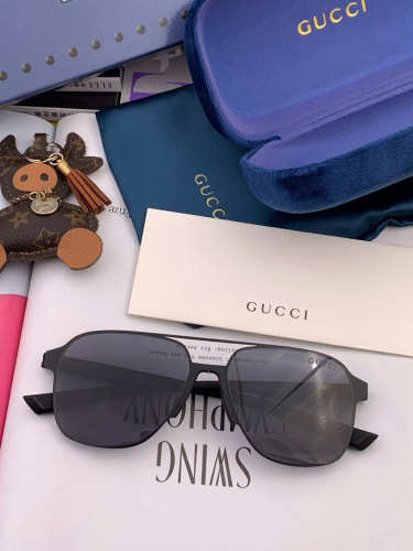 Gucci Couple Fashion Versatile Pilot Polarized Sunglasses