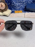 Louis Vuitton Fashion Retro Versatile Square Frame Sunglasses