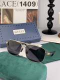 Gucci Couple Fashion Versatile Pilot Frame Sunglasses