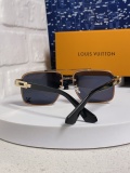 Louis Vuitton Fashion Retro Versatile Square Frame Sunglasses