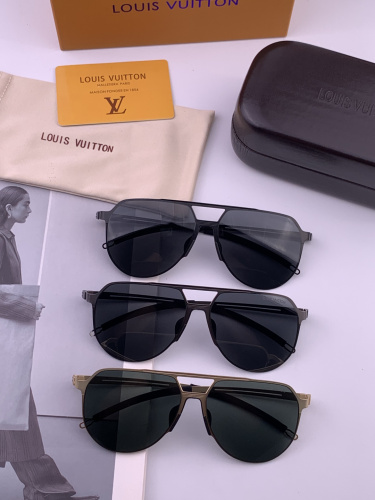 Louis Vuitton Fashion Versatile Colorful Pilot Polarized Sunglasses