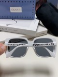 Gucci 2026 Women's Fashion Retro UV resistant Large Frame Polarized Sunglasses