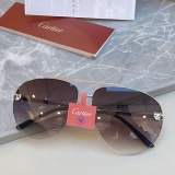 Cartier Couple Fashion Versatile Sunglasses Size: 62-13-140