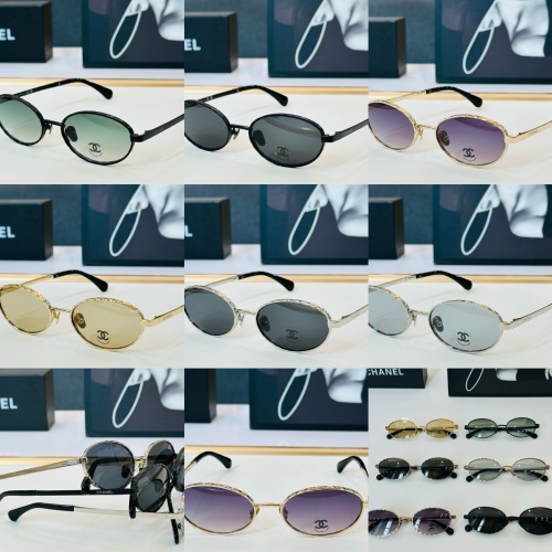 Chanel Couple Fashion Versatile Sunglasses Size: 54-19-140