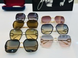 Gucci Couple Fashion Versatile Sunglasses Size: 63-17-132