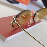 Cartier Couple Fashion Versatile Sunglasses Size: 57-18-140