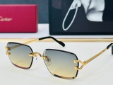 Cartier Couple Fashion Versatile Frameless Sunglasses Size: 57-17-142