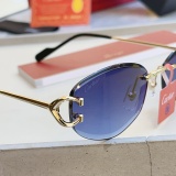 Cartier Couple Fashion Versatile Sunglasses Size: 57-18-140