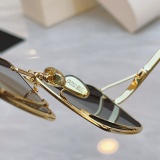 Prada Couple Fashion Versatile Square Frame Sunglasses Size: 58-15-140