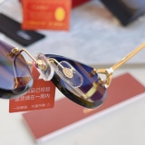 Cartier Couple Fashion Versatile Sunglasses Size: 57-18-140