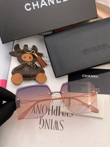 Chanel Fashion Versatile Square Frame Polarized Sunglasses