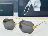 Balenciaga Couple Fashion Versatile Frameless Sunglasses Size: 57-18-145