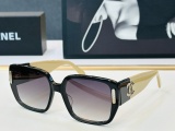 Chanel Fashion Versatile Square Frame Sunglasses Size: 57-20-145