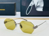 Balenciaga Couple Fashion Versatile Frameless Sunglasses Size: 57-18-145