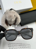 Dior Women's Fashion Versatile Square Frame Thick Polarized Sunglasses