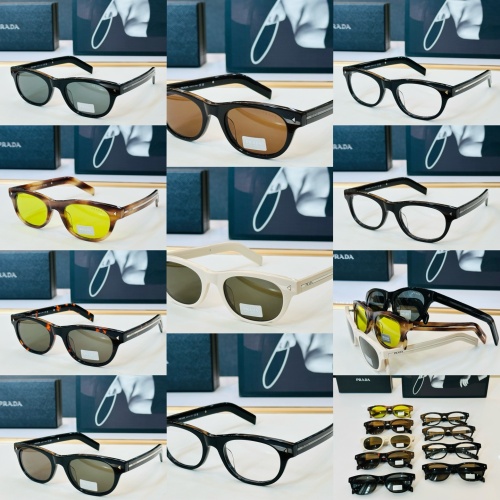 Prada Couple Fashion Versatile Sunglasses Size: 51-21-145