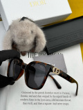 Dior Women's Fashion Versatile Square Frame Thick Polarized Sunglasses