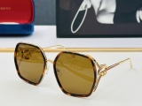Gucci Couple Fashion Versatile Sunglasses Size: 63-17-132