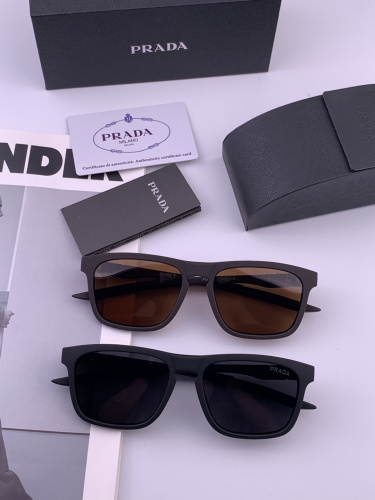 Prada Classic Fashion Versatile Square Frame Sunglasses