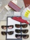 Gucci Couple Fashion Versatile Sunglasses Size: 55-21-145