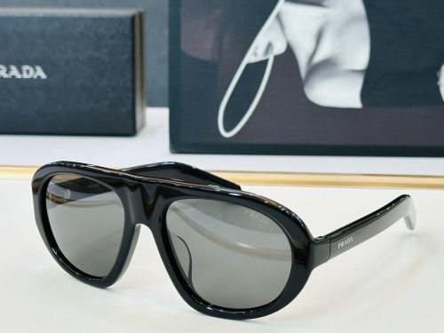 Prada Couple Personalized Fashion Versatile Sunglasses Size: 57-18-135