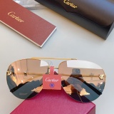 Cartier Couple Fashion Versatile Sunglasses Size: 62-13-140