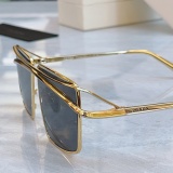 Prada Couple Fashion Versatile Square Frame Sunglasses Size: 58-15-140