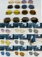 Balenciaga Couple Fashion Versatile Frameless Sunglasses Size: 57-18-145