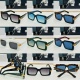Dior Couple Personalized Fashion Versatile Square Frame Sunglasses Size: 53-18-145
