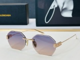 Balenciaga Couple Fashion Versatile Frameless Sunglasses Size: 57-18-145