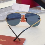 Cartier Couple Fashion Versatile Sunglasses Size: 62-13-140