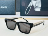 Chanel Couple Fashion Versatile Square Frame Sunglasses Size: 53-16-140