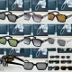 Prada Couple Fashion Versatile Sunglasses Size: 52-20-145