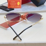 Cartier Couple Fashion Versatile Sunglasses Size: 57-18-140